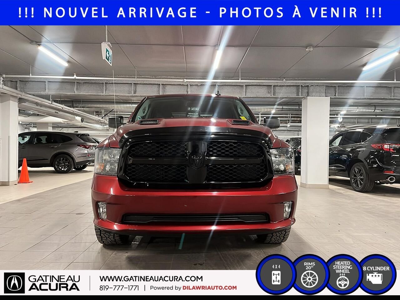 Ram 1500 Classic Express Night Edition crewcab 4x4 2020 Rouge Gatineau - photo #1