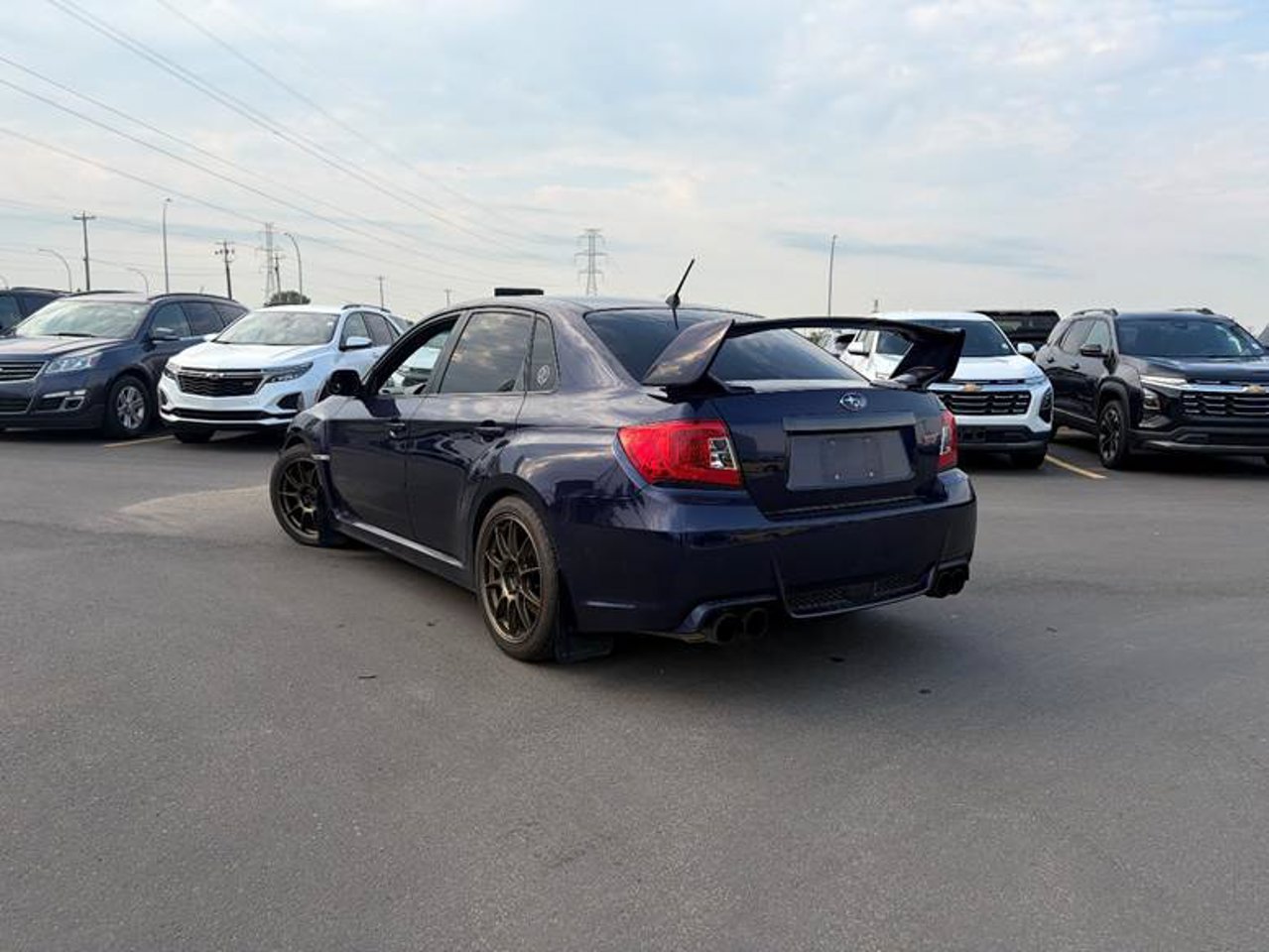 2011 Subaru Impreza 4dr Sdn WRX STI Blue Sherwood Park - photo #3