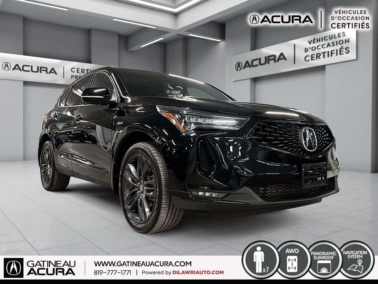 2023 Acura RDX A-Spec SH-AWD Black Gatineau - photo #12