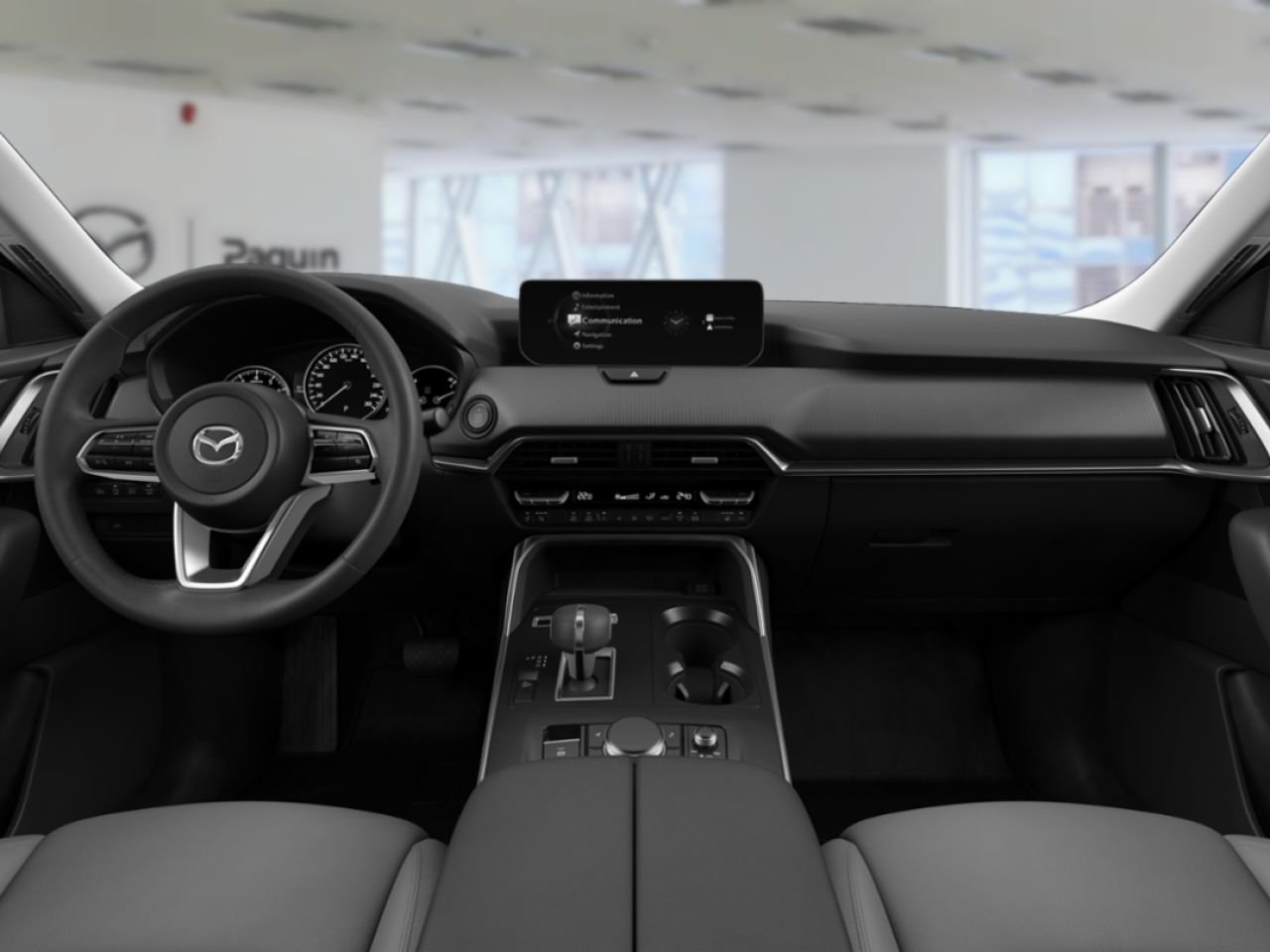 2026 Mazda CX-70 MHEV Jet Black Mica Rouyn-Noranda - photo #2