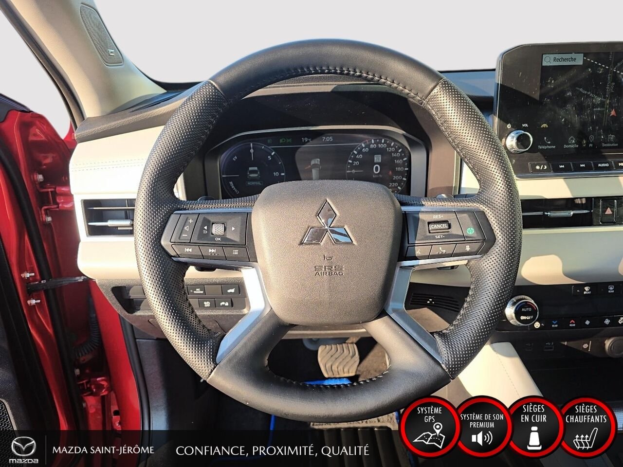 2024 Mitsubishi Outlander GT Premium | TOIT PANO | CUIR | AWD | Red Saint-Jérôme - photo #13