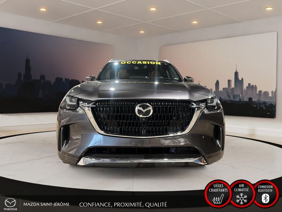 2024 Mazda CX-90 hybride léger Signature | TOIT PANORAMIQUE | AWD | CUIR | SIEGES CAPITAINES | Grey
