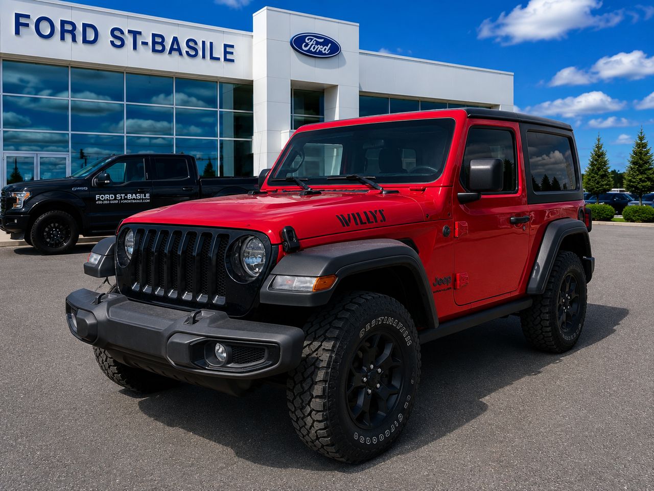 Red 2021 Jeep Wrangler SUV / Crossover Four-Wheel Drive Automatic