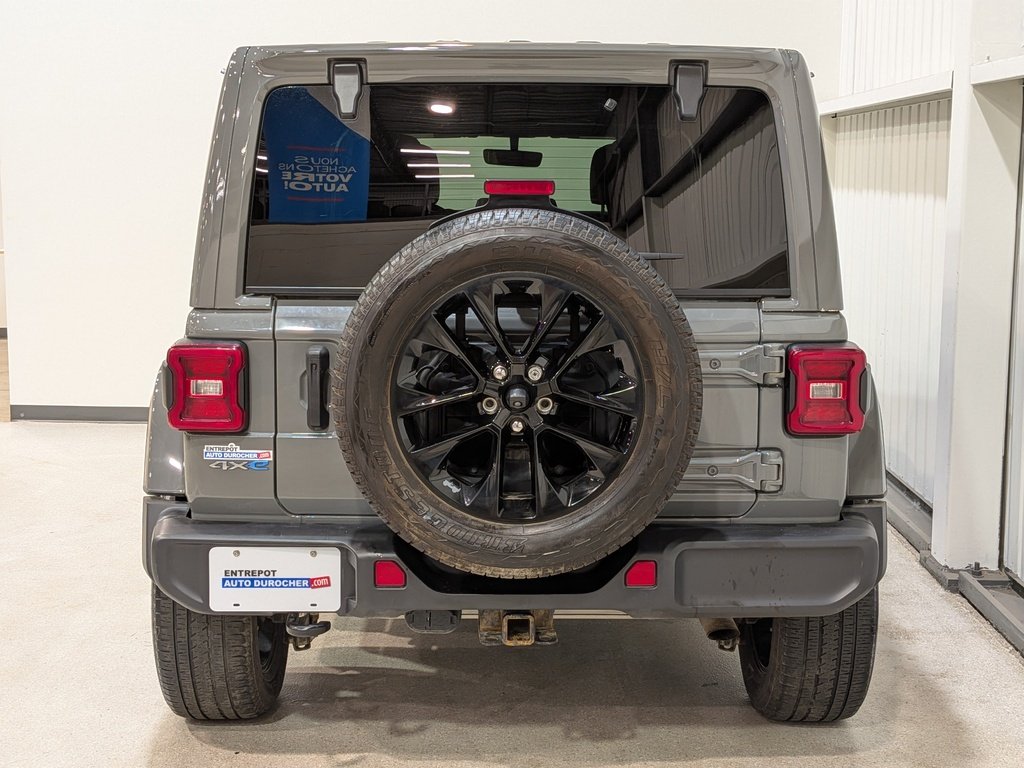 Jeep Wrangler 4xe Unlimited Sahara 4x4 2021 Gris Val-David - photo #5
