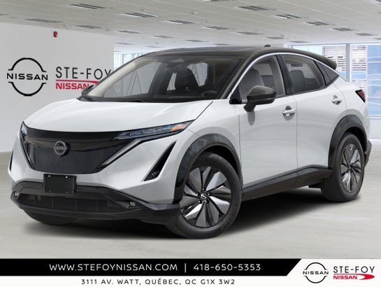 2026 NISSAN ARIYA 2026 Everest White Pearl Tricoat/Black Diamond Pearl