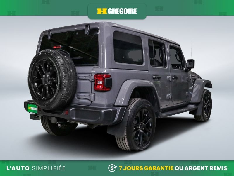Jeep Wrangler 728442 | 4XE SAHARA PLUG IN HYBRID 4WD CUIR MAGS 20 PO 2021 Gris Laval - photo #7