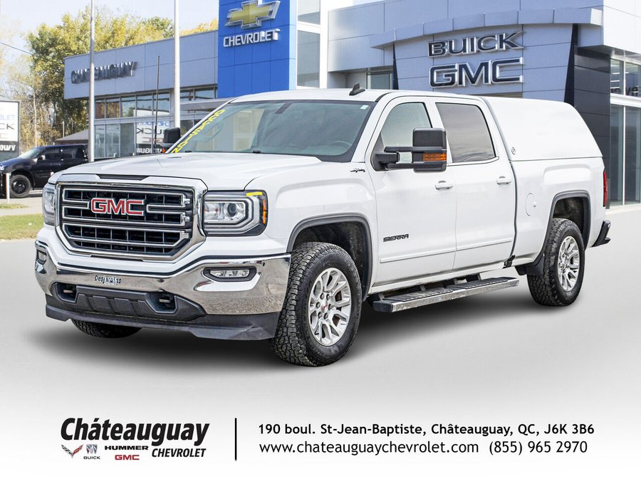 GMC Sierra 1500 SLE cabine multiplace 4RM, 153,0 po 2018 Blanc