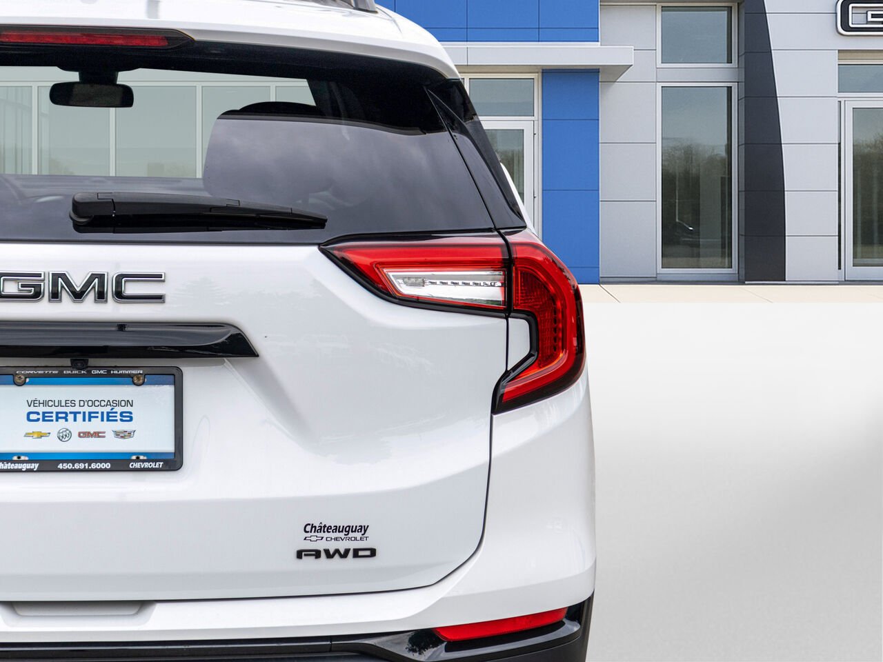 2022 GMC Terrain Traction intégrale, 4 portes SLE White Châteauguay - photo #34