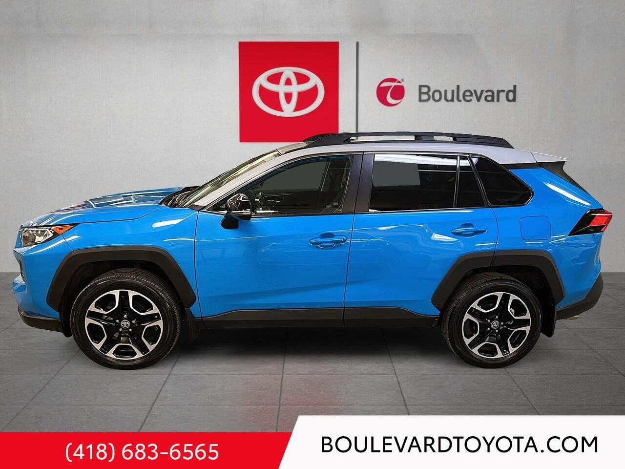 Toyota RAV4 98324A-23 | TRAIL, AWD 2021 Bleu Québec - photo #5
