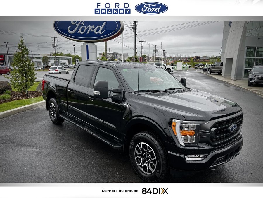 Ford F-150 XLT cabine SuperCrew 4RM caisse de 6,5 pi 2023 Noir