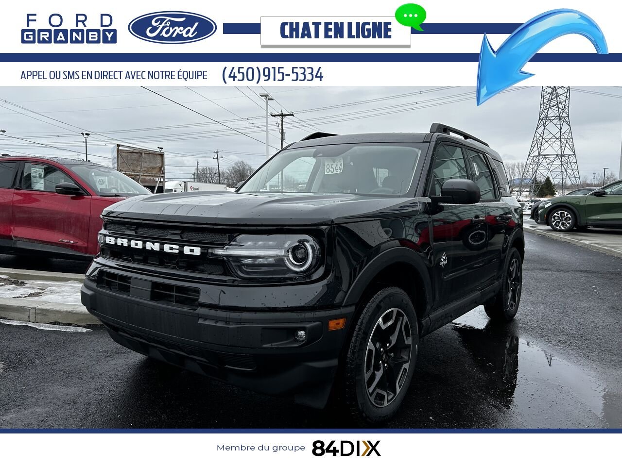 Ford BRONCO SPORT 2024 Noir Granby - photo #7