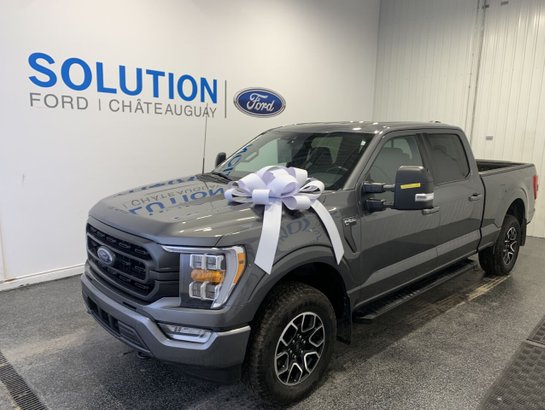 2022 Ford F-150 4WD CREW BOITE 157'' XLT + TOW MAX + NAVIGATION + GARANTIE 2026 Gray