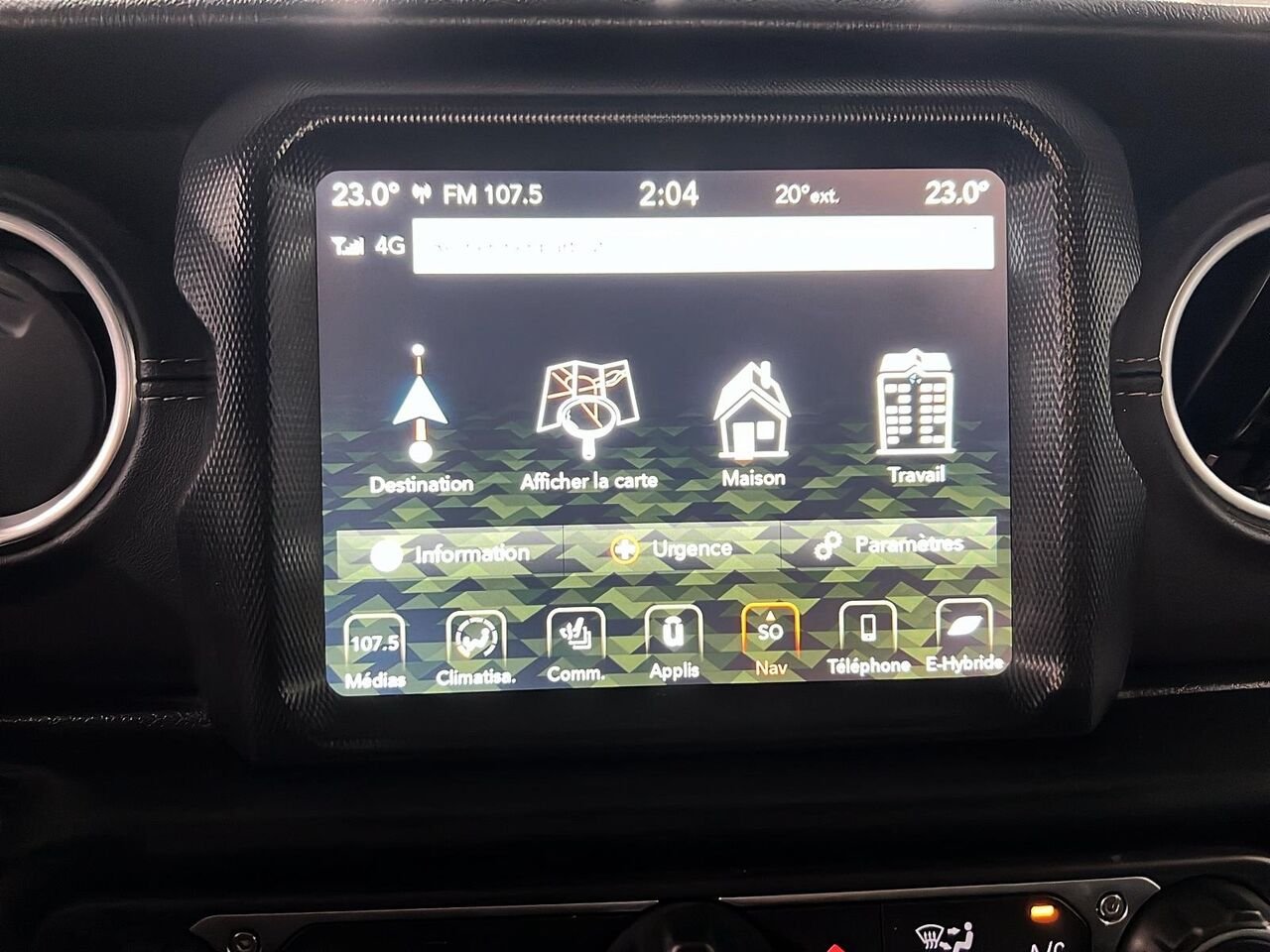 Jeep WRANGLER 4XE UNLIMITED COLD WEATHER GROUP 2022 Blanc Québec - photo #18