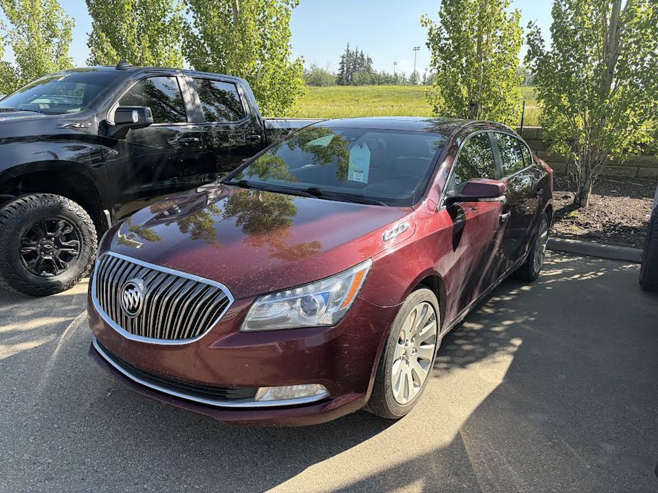 2015 Buick LaCrosse 4dr Sdn Leather AWD Deep Garnet Metallic Sherwood Park - photo #2