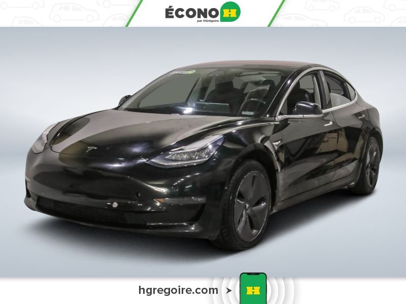 Tesla Model 3 727190A | LONG RANGE TOIT CUIR MAGS CAM RECUL BLUETOOTH 2018 Noir Laval - photo #2