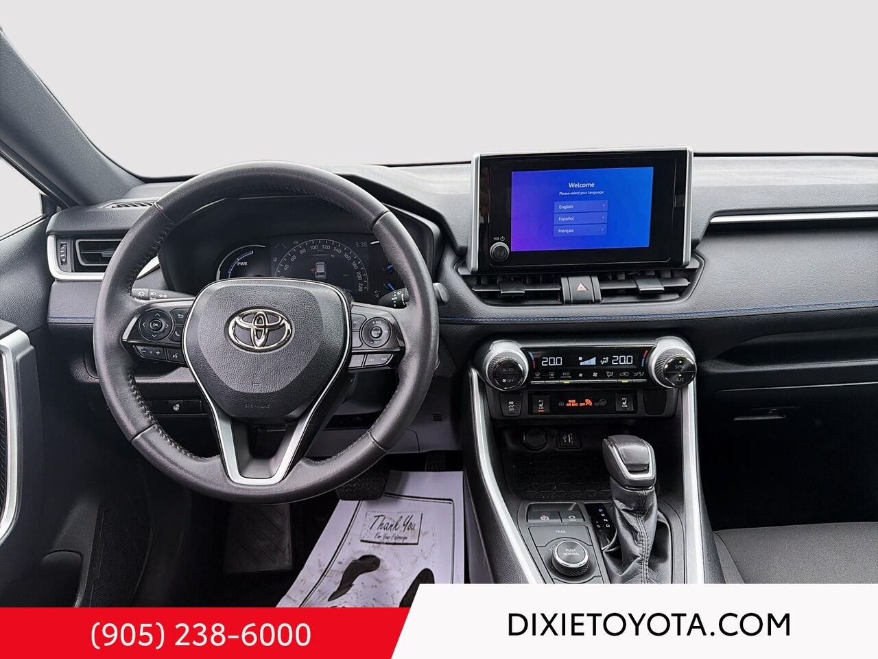 2023 Toyota RAV4 HYBRID SE AWD / CLEAN CARFAX / HEATED SEATS / MOONROOF / ALLOY WHEELS / CARPLAY AND ANDROID AUTO Black Mississauga - photo #17
