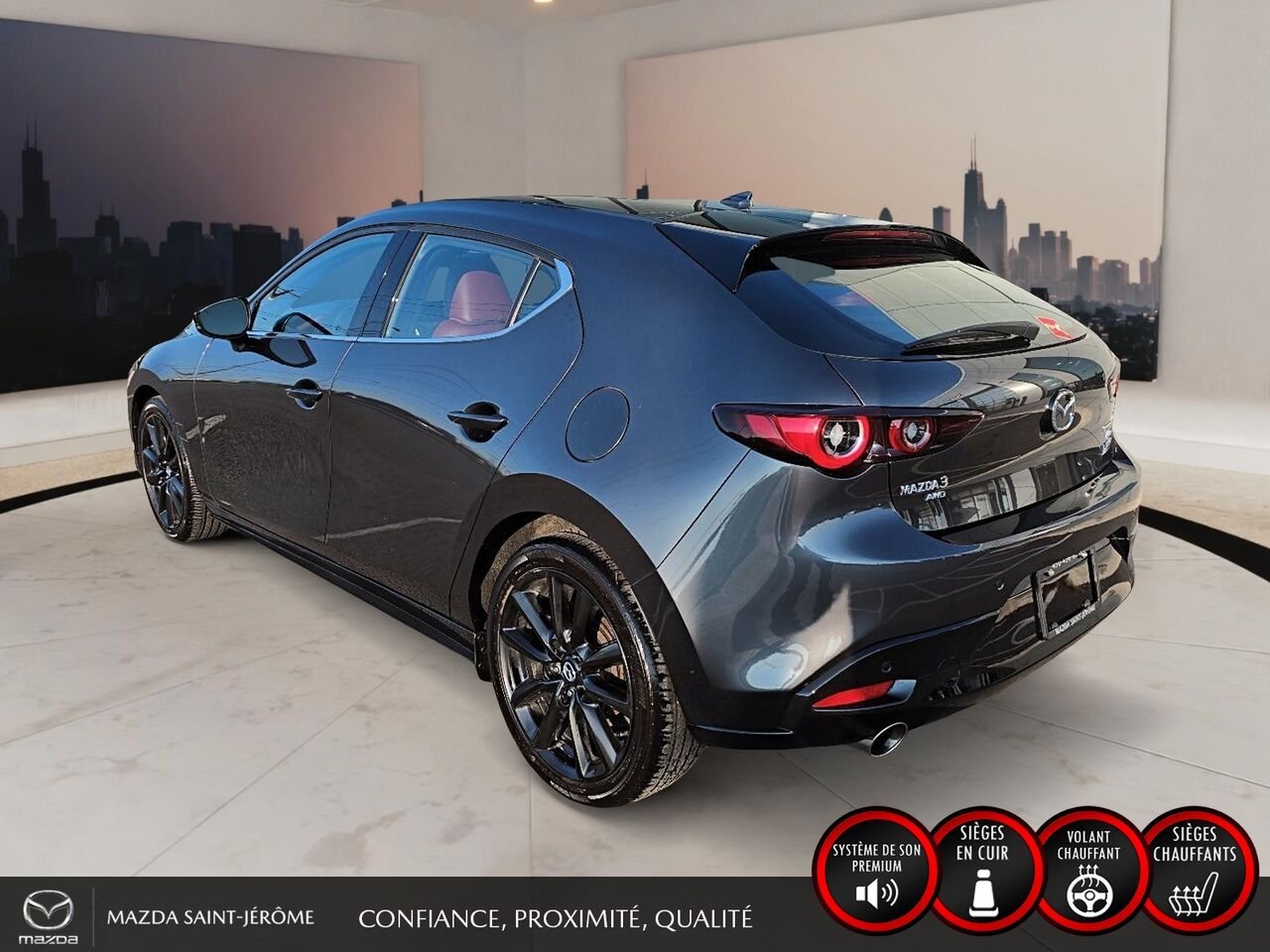 Mazda Mazda3 Sport 2023 Gris Ste-Agathe des Monts - photo #8