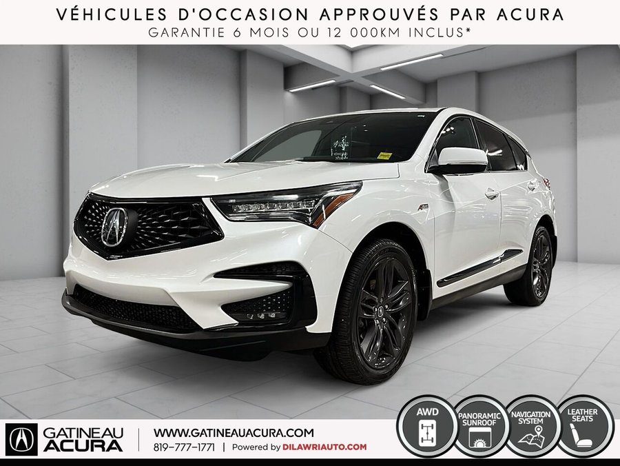 Acura RDX *** CLEAN CARFAX + BAS KILOMÉTRAGE *** 2020 Blanc