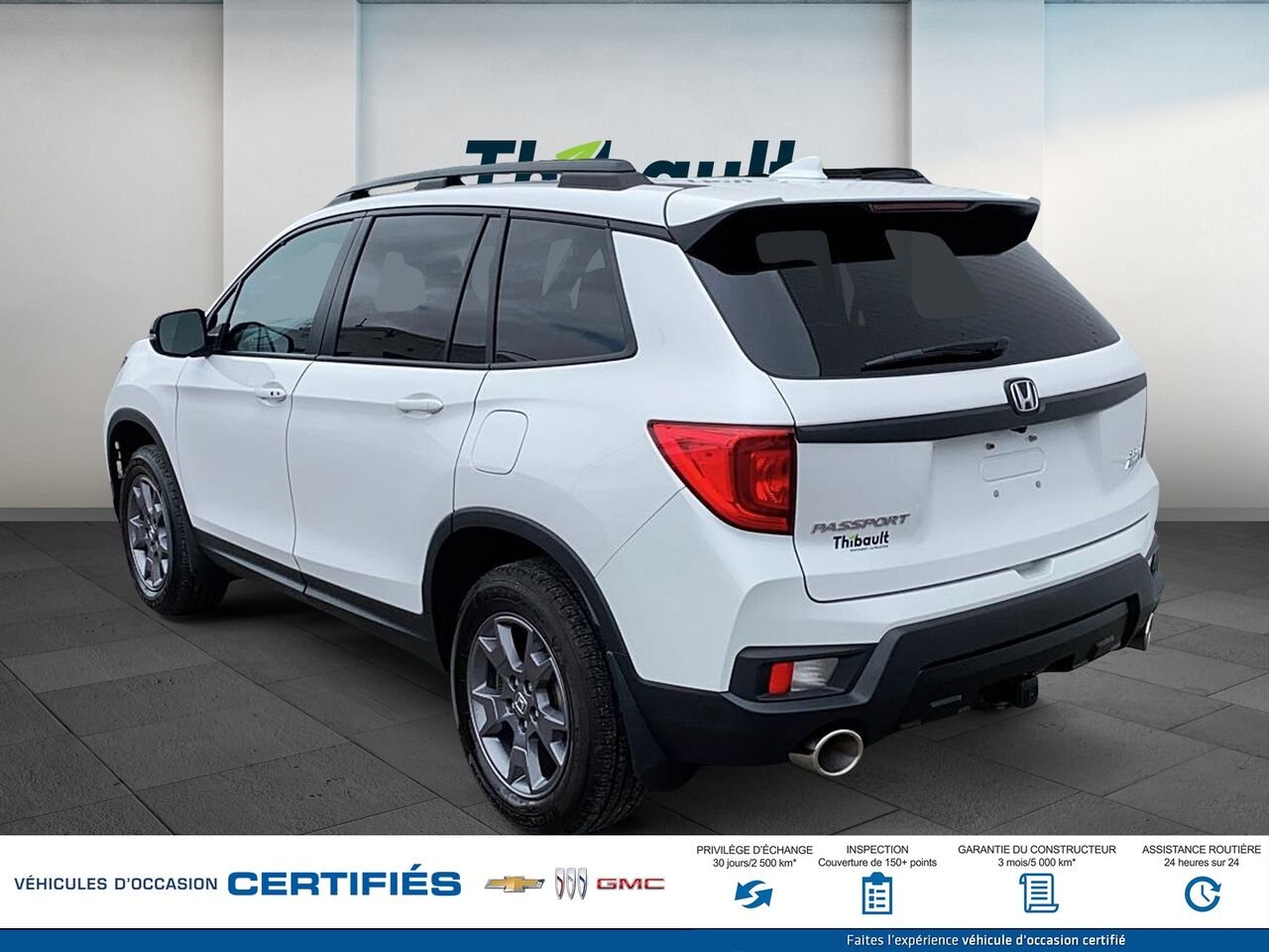 2023 HONDA PASSPORT S Sport Traction Intégrale White Montmagny - photo #3