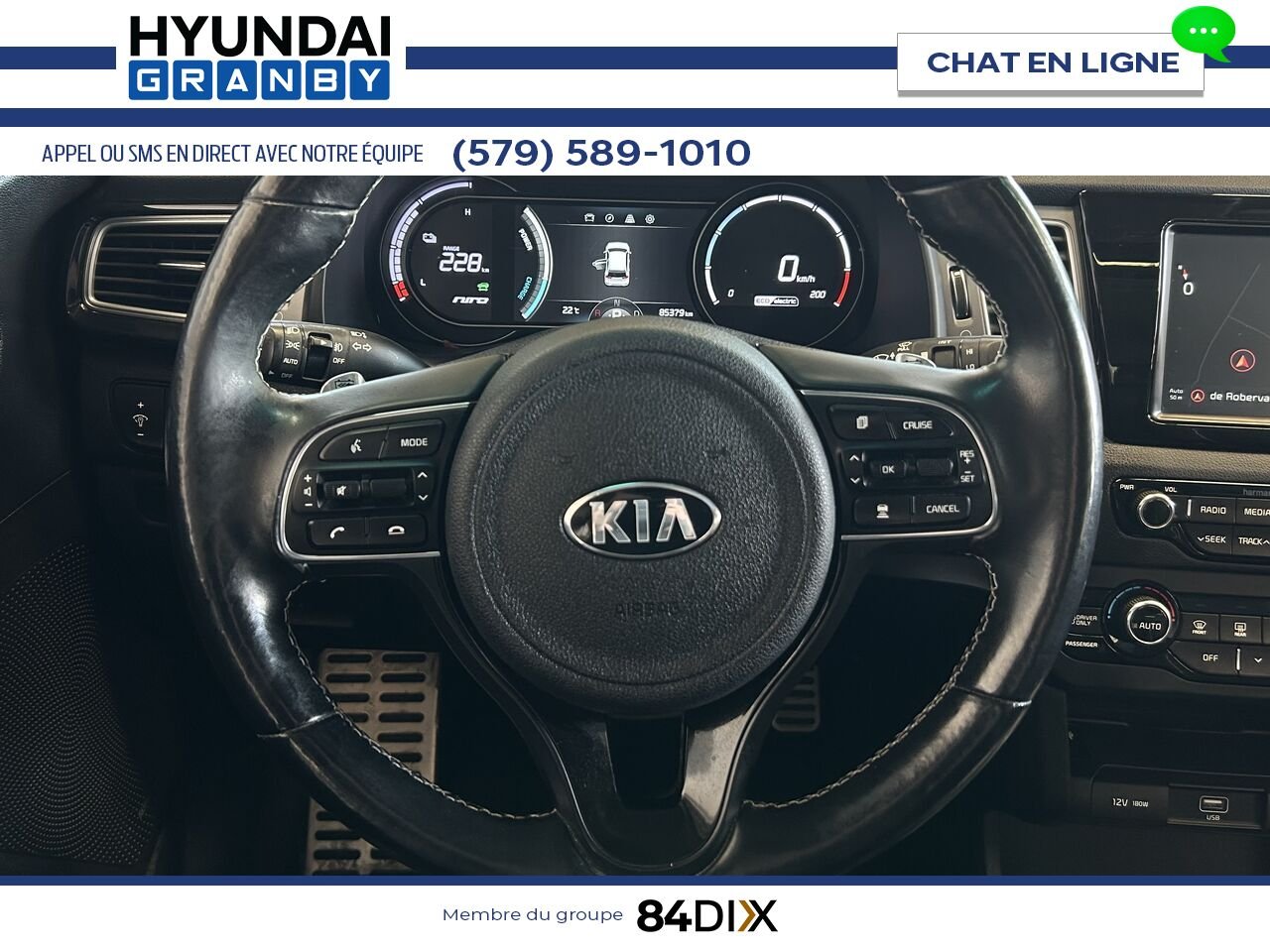Kia Niro électrique 2019 Blanc Granby - photo #15