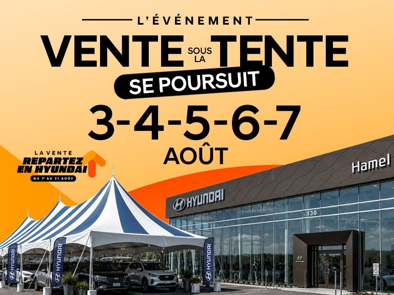 Vente sous la tente