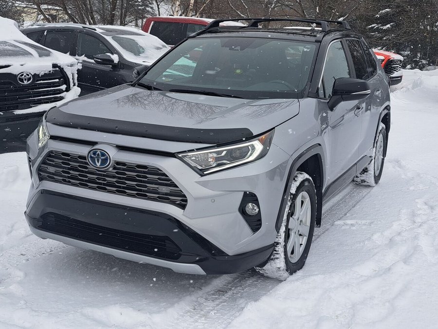 2019 Toyota RAV4 2019 Silver Sky Metallic with Black Roof