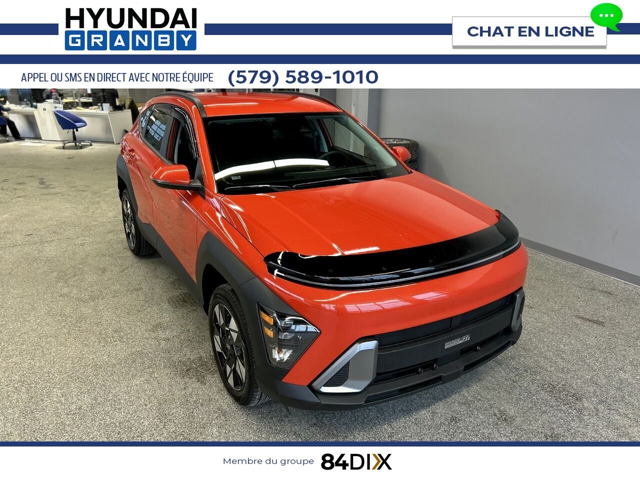 2026 Hyundai Kona Orange Granby - photo #1