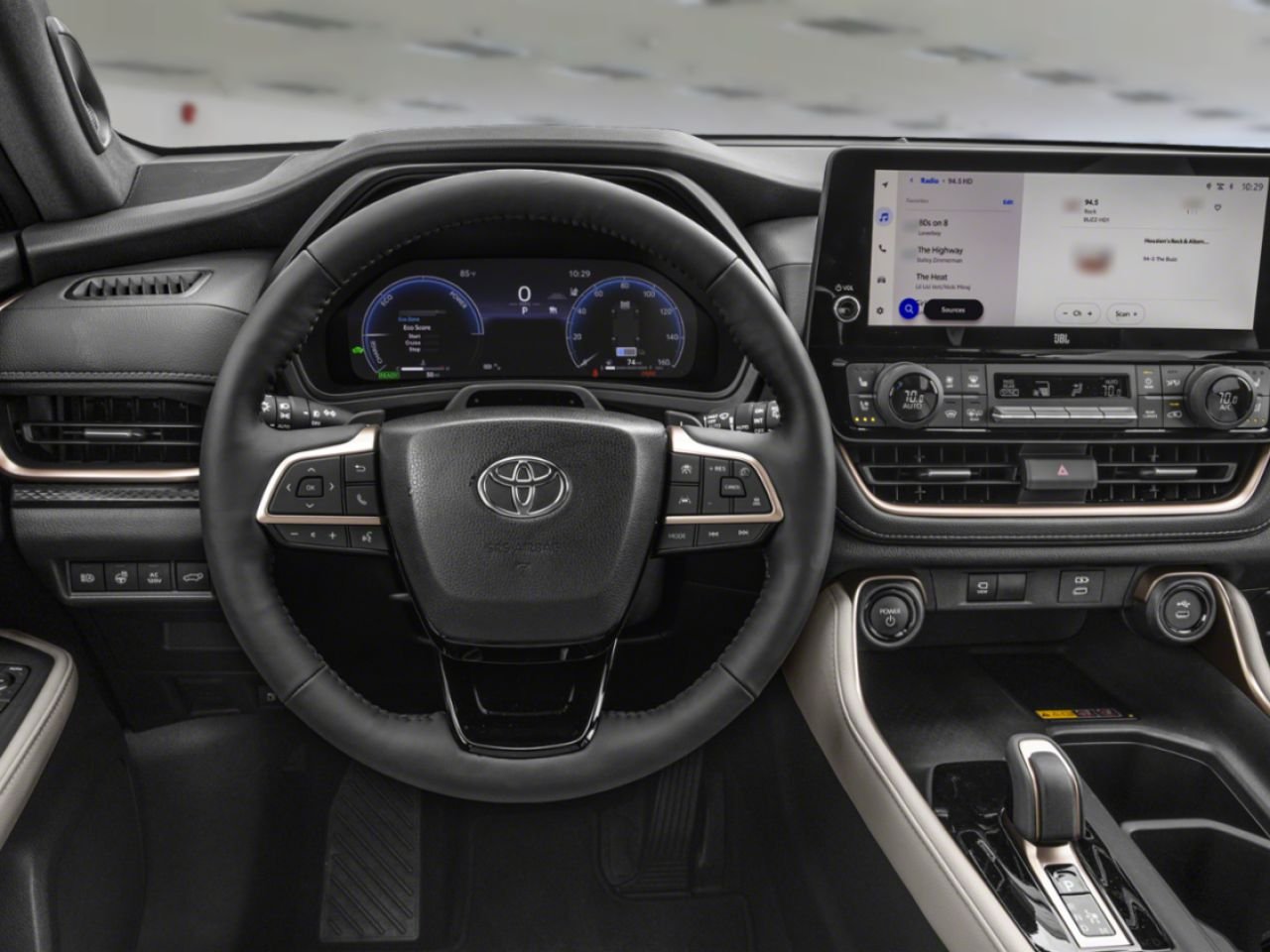 2024 Toyota Grand Highlander Hybrid Platinum AWD / Heated and Ventialted seats / Moonroof / Alloy wheels / CARPLAY AND ANDROID AUTO Black Mississauga - photo #5