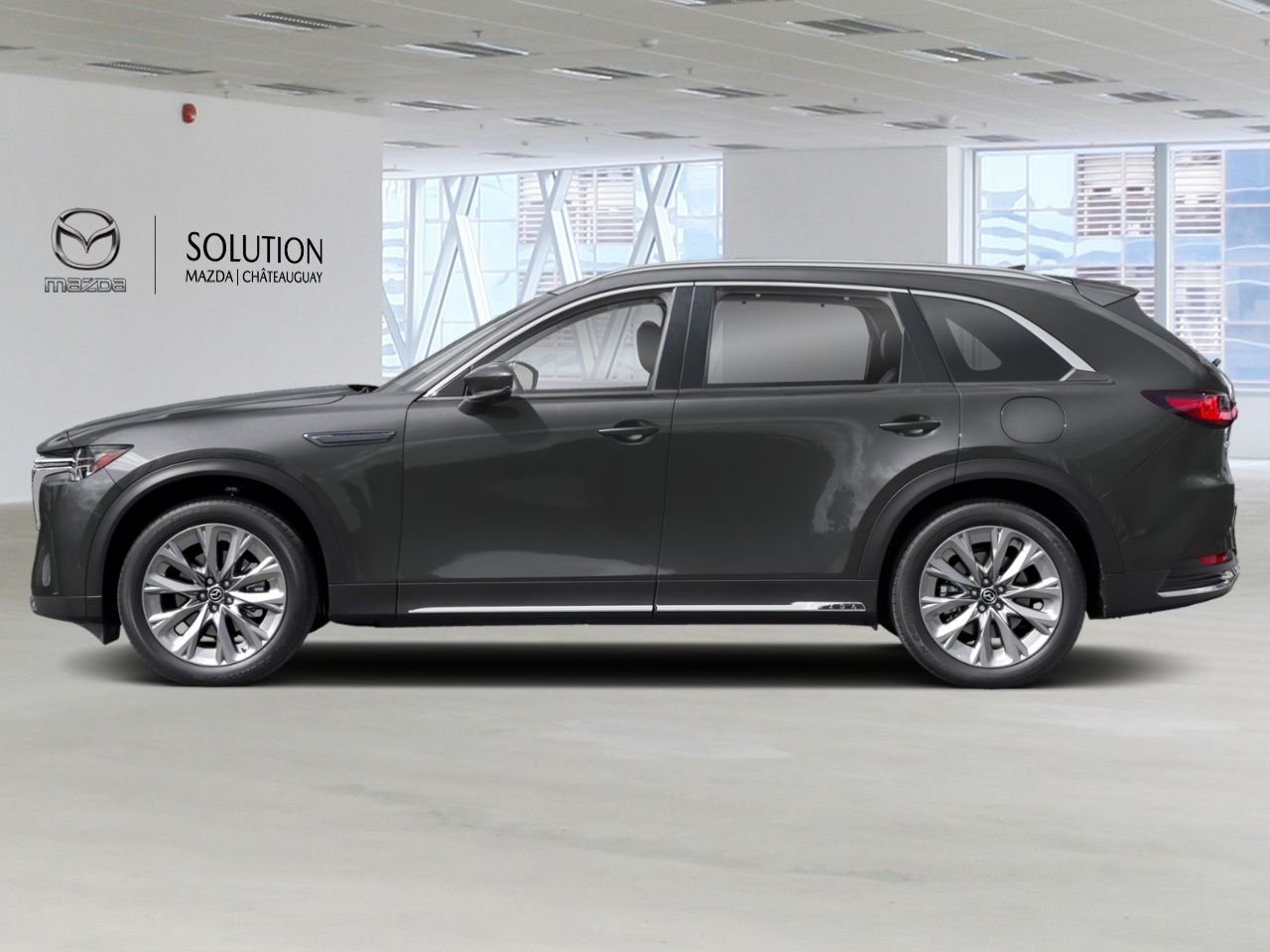 MAZDA CX-90 hybride léger GT TI 2026 Gris mécanique métallisé Châteauguay - photo #2