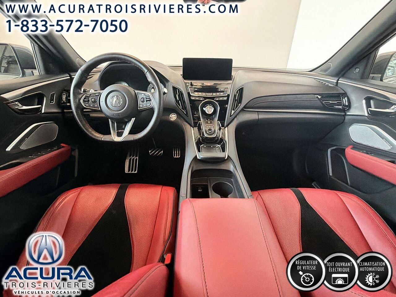 2023 Acura RDX aspec, sh-awd, toit pano, volant chauffant Grey Trois-Rivières - photo #17