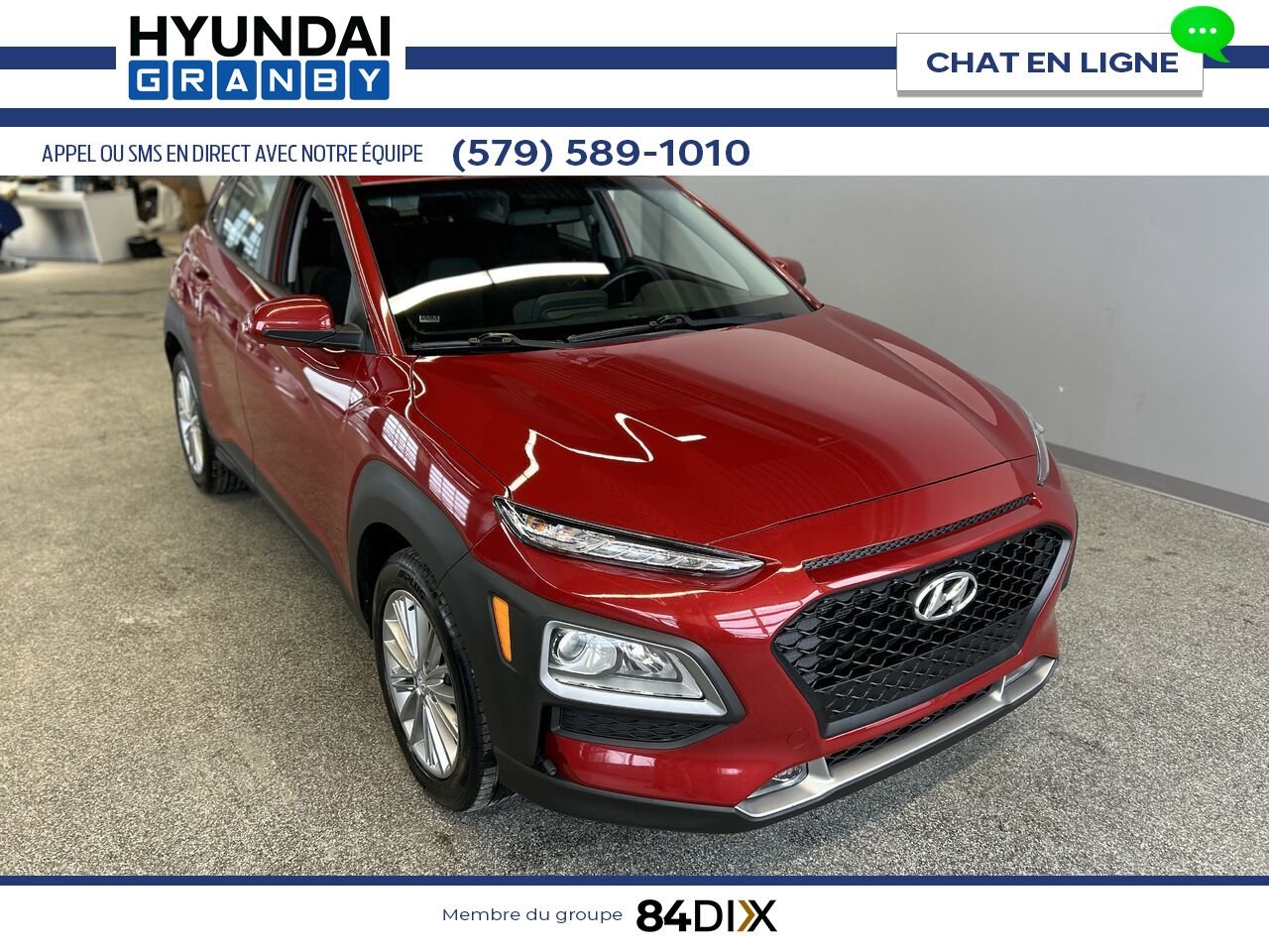 2021 Hyundai Kona Red Granby - photo #1