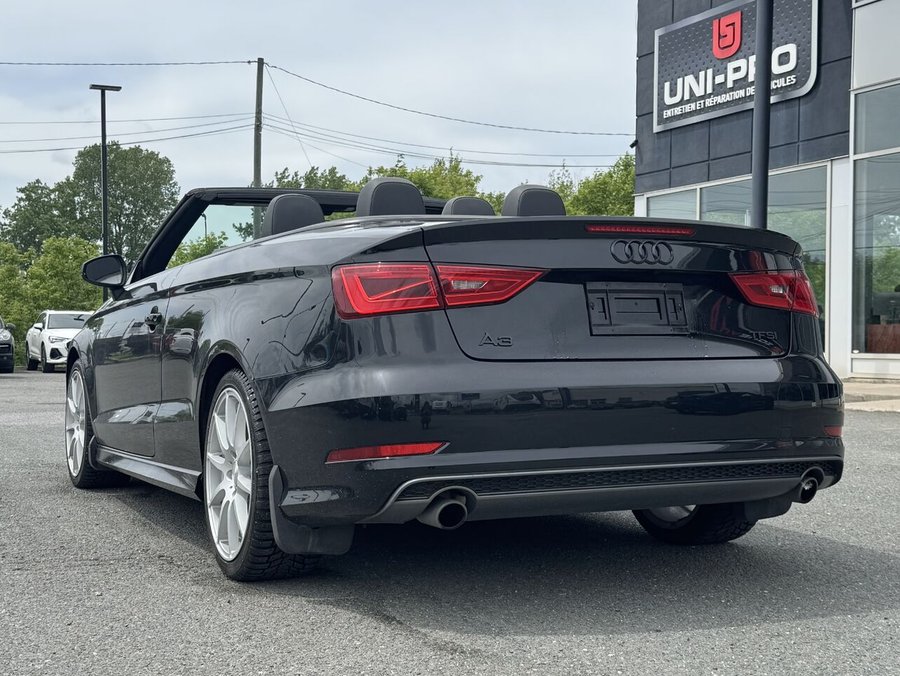 Audi A3 Convertible 2016 2016 Noir