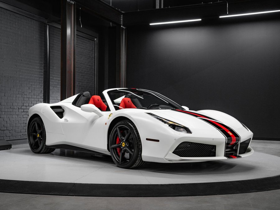 2018 Ferrari 488 Spider 2018 White