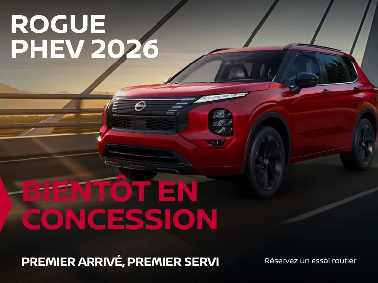 Nissan vimont Accueil juin Rogue PHEV