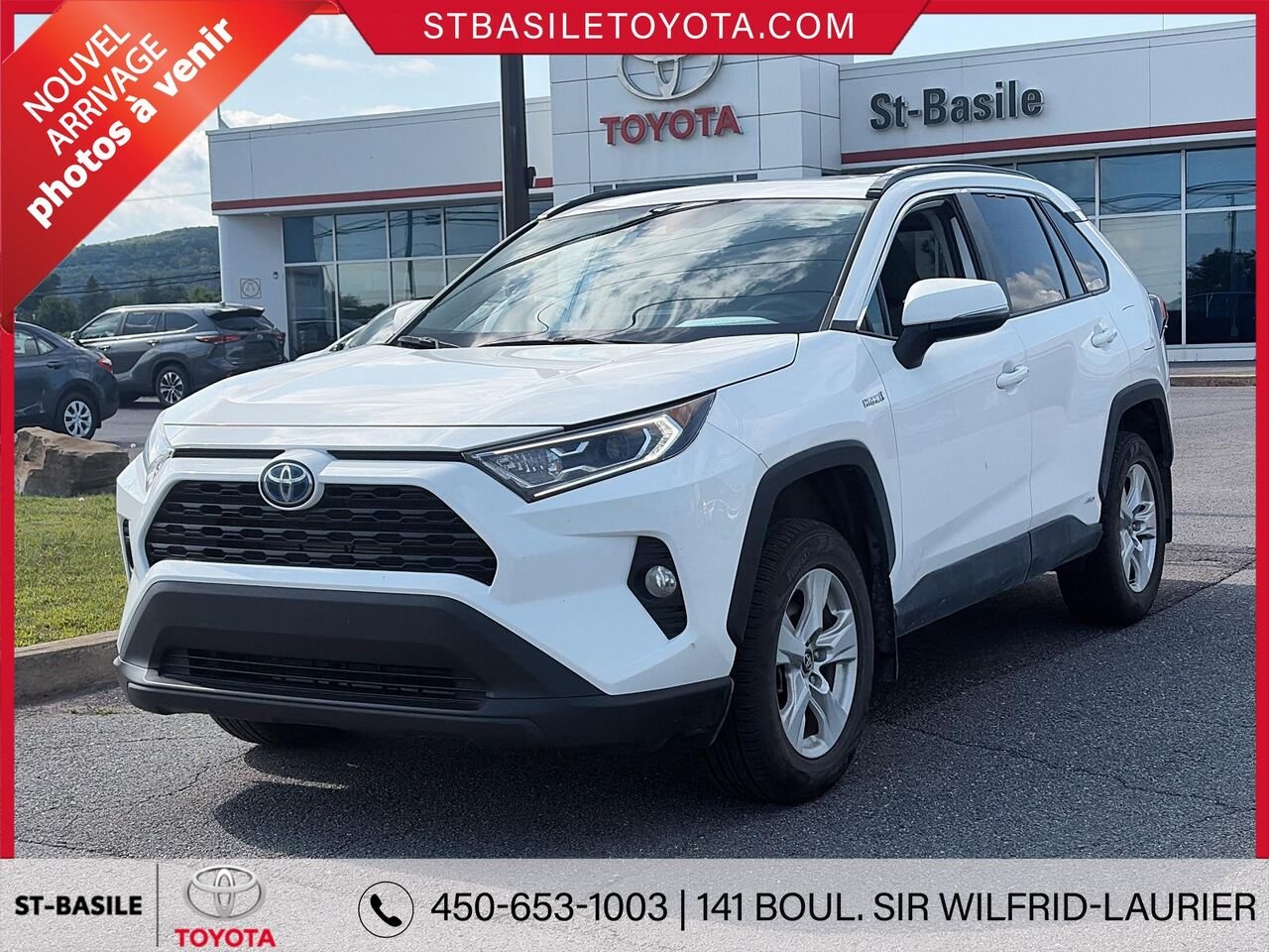 TOYOTA RAV4 Hybride 2020 Blanc Saint-Basile-le-Grand - photo #0