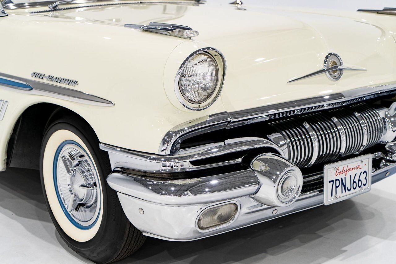 1957 Pontiac Bonneville *PRICE IN USD* Fuel injected 347/315HP 1 of 630 produced White Montreal - photo #34