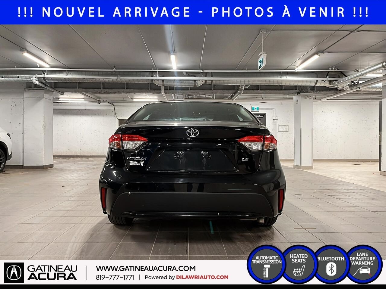 Toyota Corolla LE 2020 Noir Gatineau - photo #5