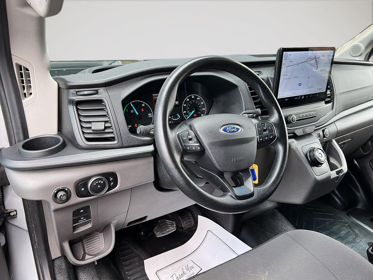 2022 Ford E-Transit Toit surélevé White Québec - photo #14