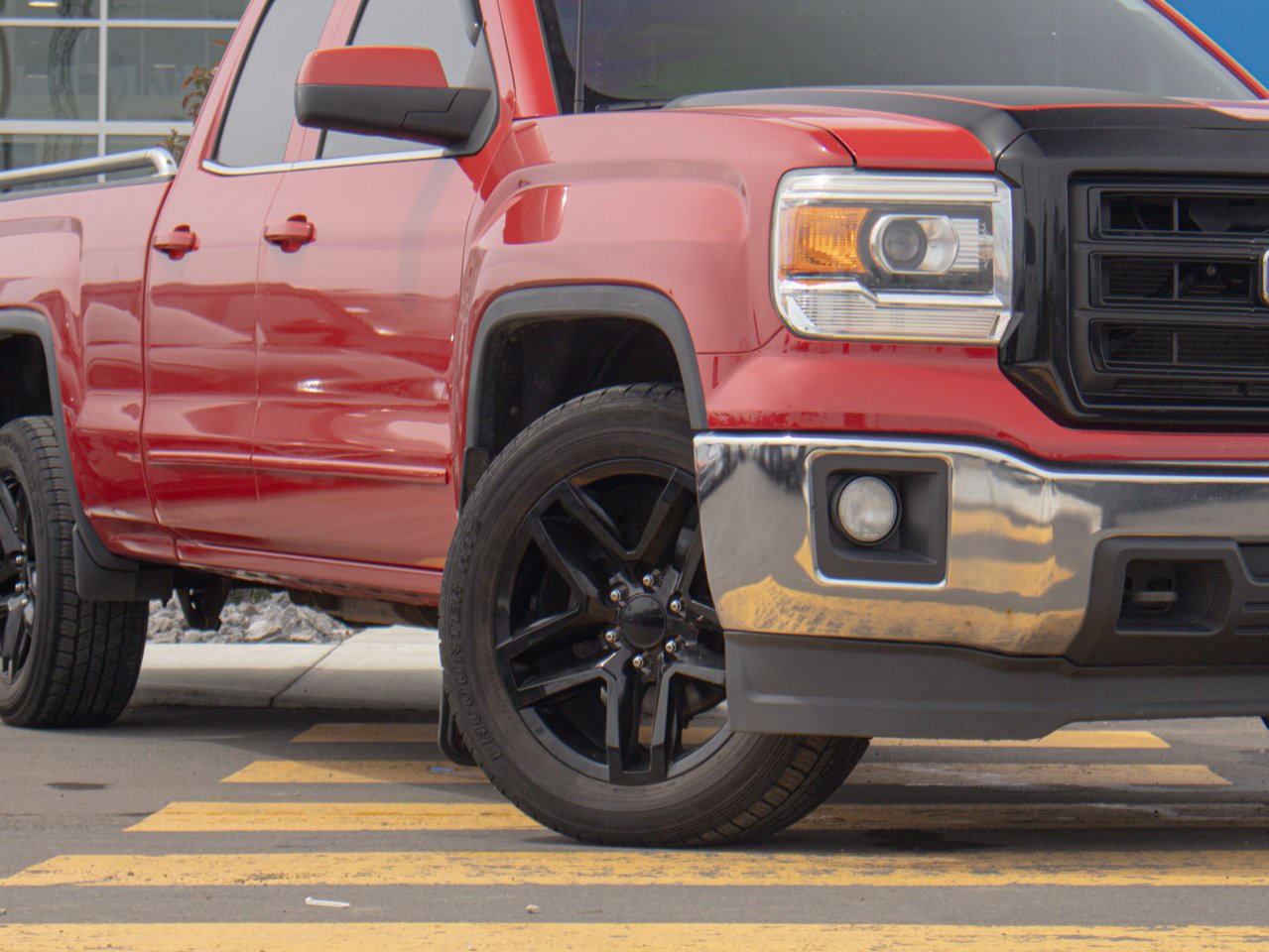 2015 GMC Sierra 1500 4WD Double Cab 143.5 SLE Red Sherwood Park - photo #5
