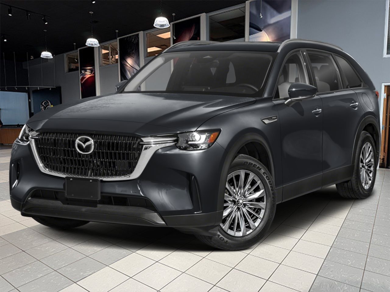 MAZDA CX-90 hybride rechargeable 2026 Noir de jais mica Notre-Dame-des-Prairies - photo #0