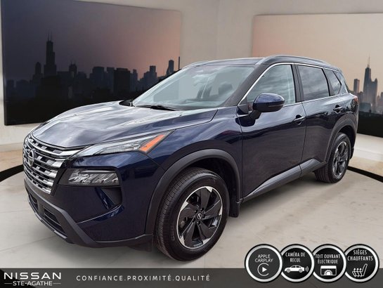 Nissan Rogue SV TI avec ensemble toit ouvrant 2024 Bleu
