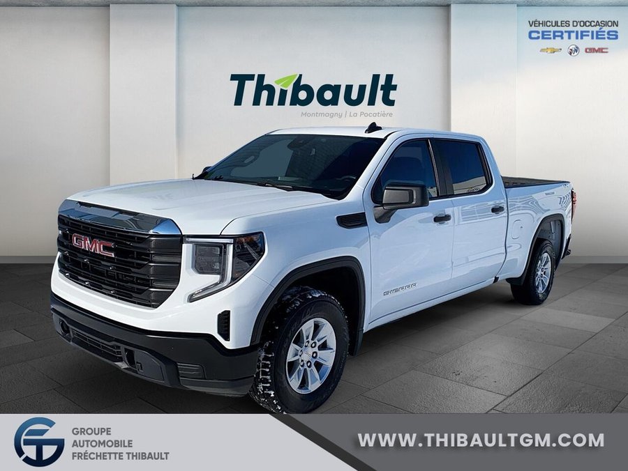 GMC SIERRA 150 Pro cabine multiplace 4RM 157 po 2024 Blanc