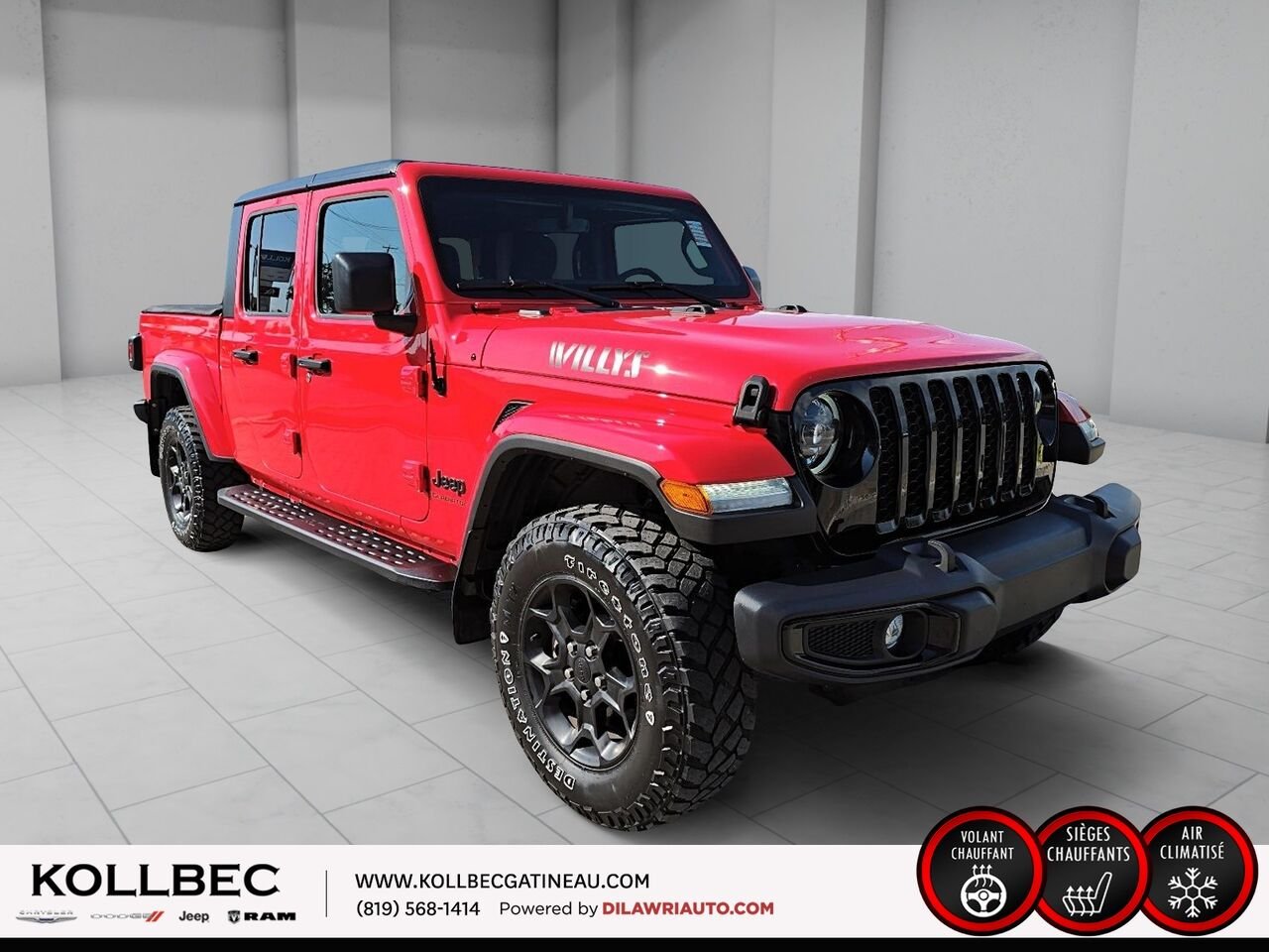 2023 JEEP GLADIATOR SPORT Willys 4x4 Red Ottawa & Gatineau - photo #12
