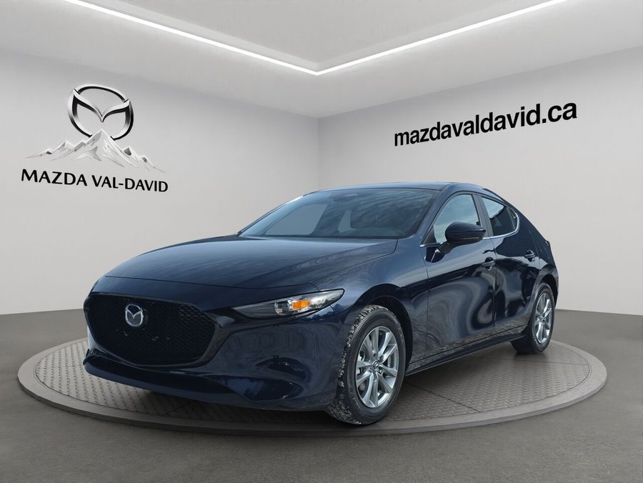 2025 Mazda Mazda3 Sport Automatique, tout équipé, sièges chauffants, caméra de recul fwd Deep Crystal Blue Mica