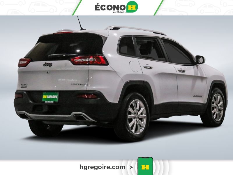 Jeep Cherokee 821127A | LIMITED 4WD CUIR TOIT PANO BLUETOOTH CAMÉRA MAGS 2015 Blanc Laval - photo #7