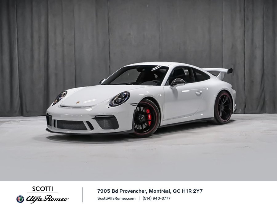 2018 Porsche 911 GT3 White