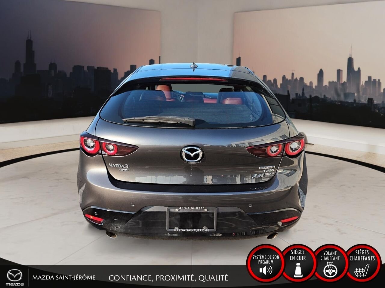Mazda Mazda3 Sport 2023 Gris Ste-Agathe des Monts - photo #6