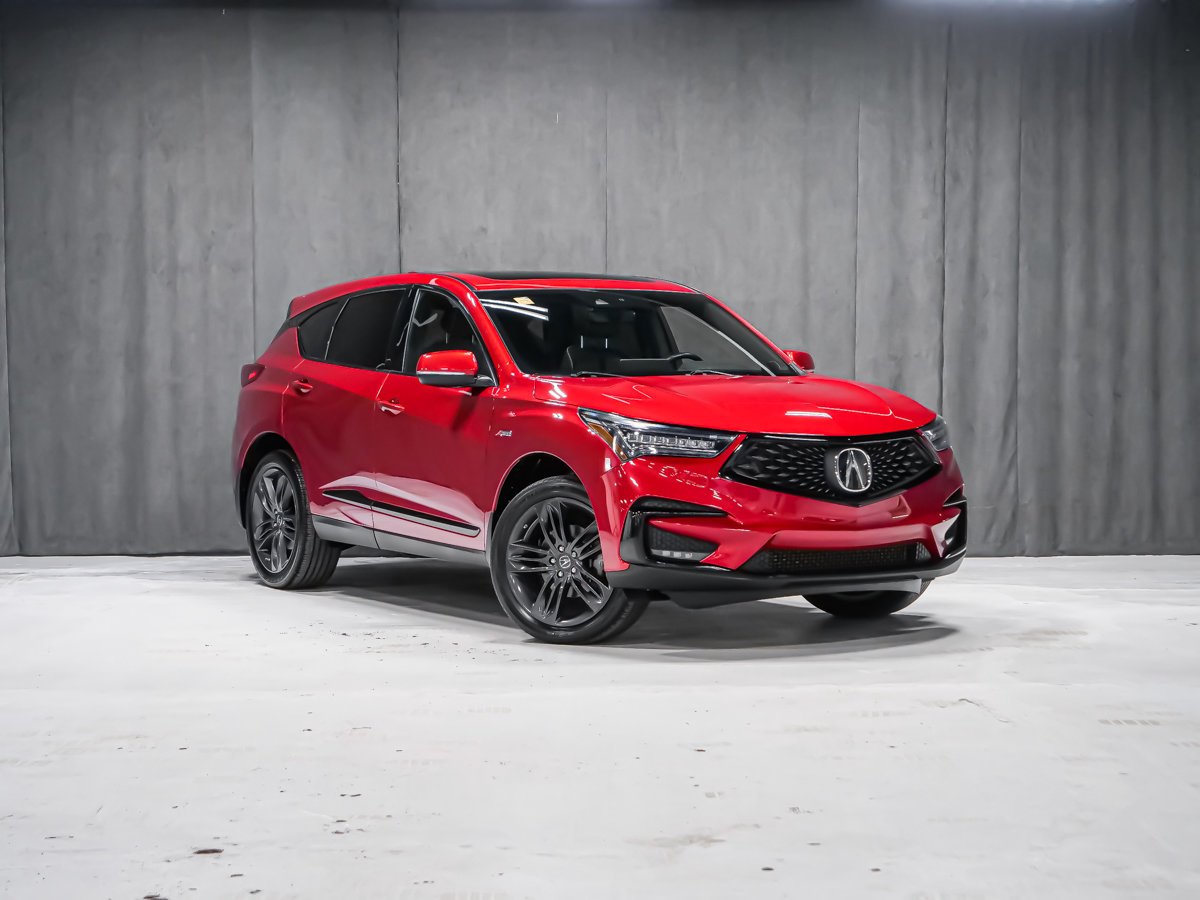 2021 Acura RDX A-Spec Red Montreal - photo #1