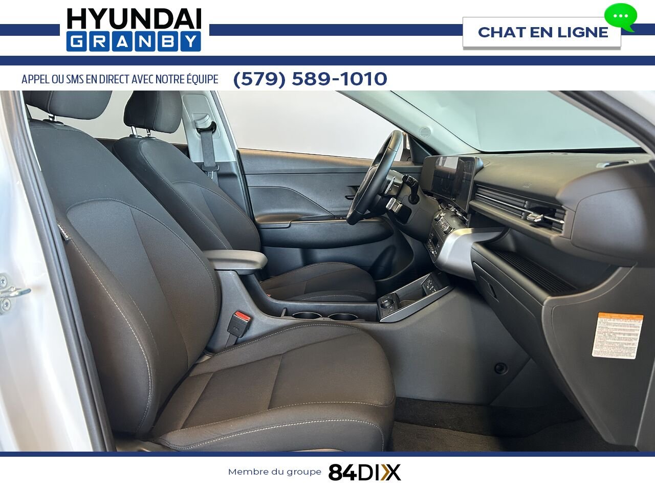 Hyundai Kona électrique 2024 Blanc Granby - photo #20