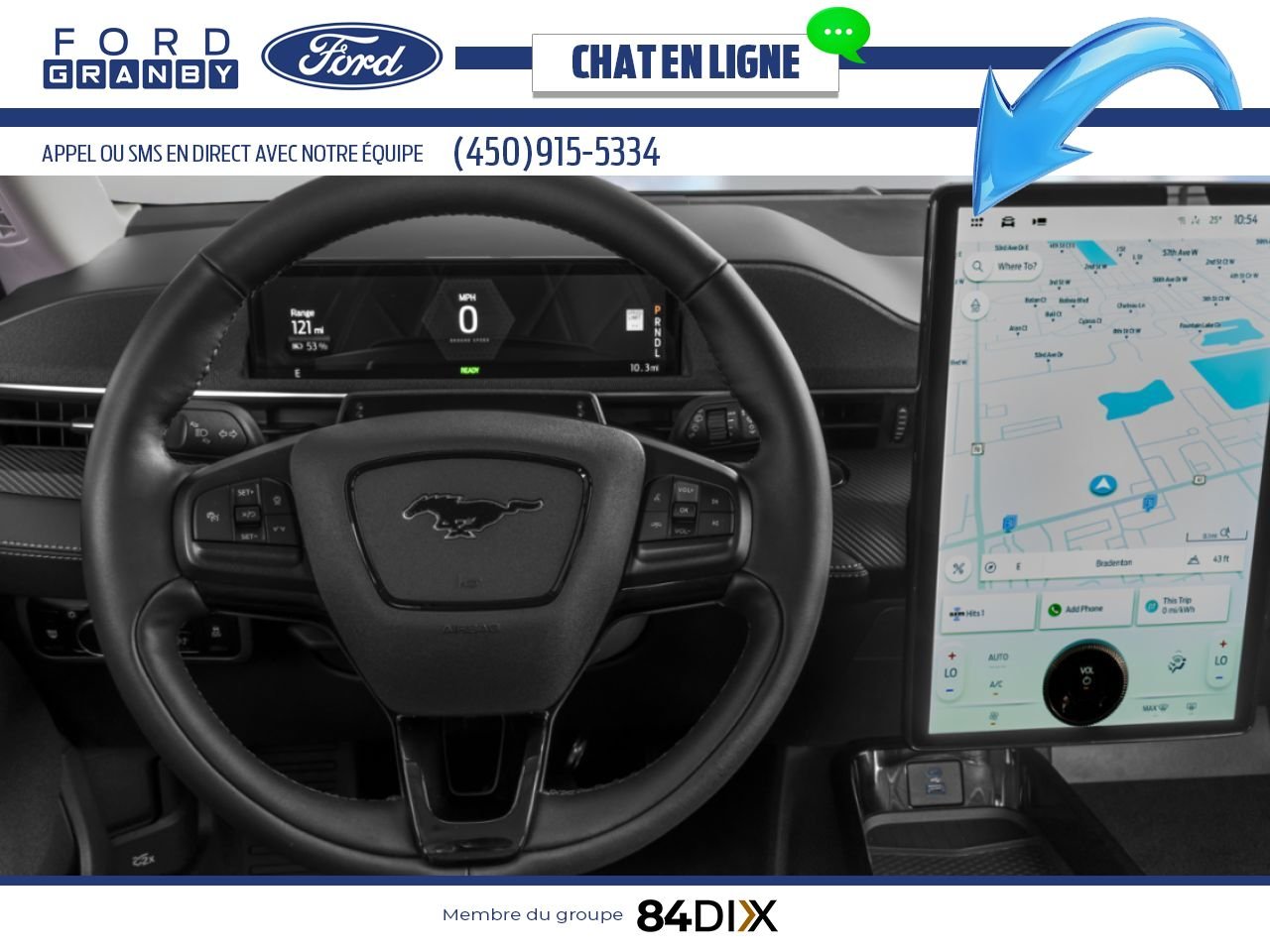 Ford Mustang Mach-E 2025 Gris glacier métallisé trois couches Granby - photo #9